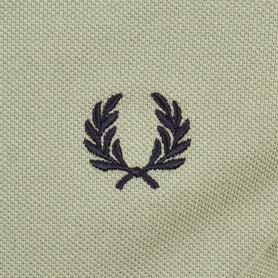 Image number 3 for Fred Perry Knit Polo T Shirt Green