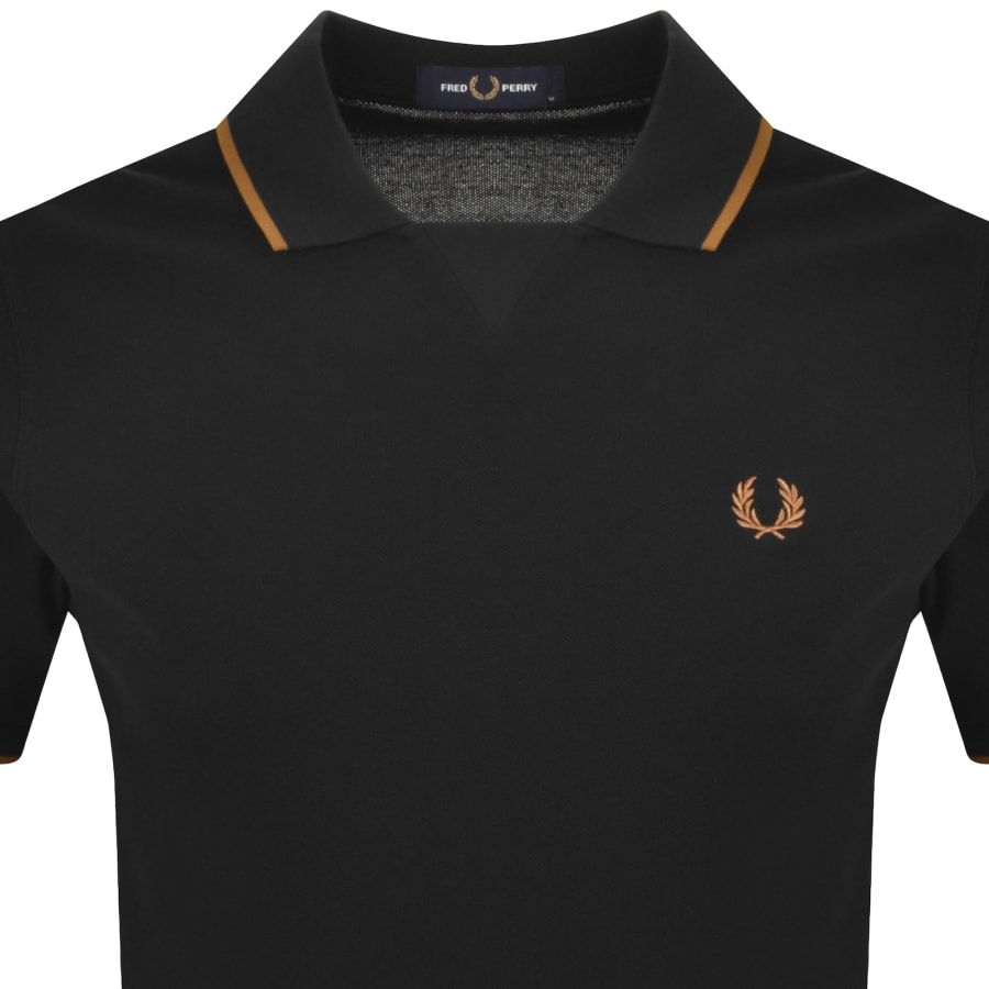 Image number 2 for Fred Perry Logo Polo T Shirt Black