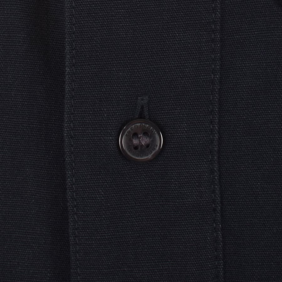 Image number 4 for Fred Perry Long Sleeve Pullover Shirt Navy
