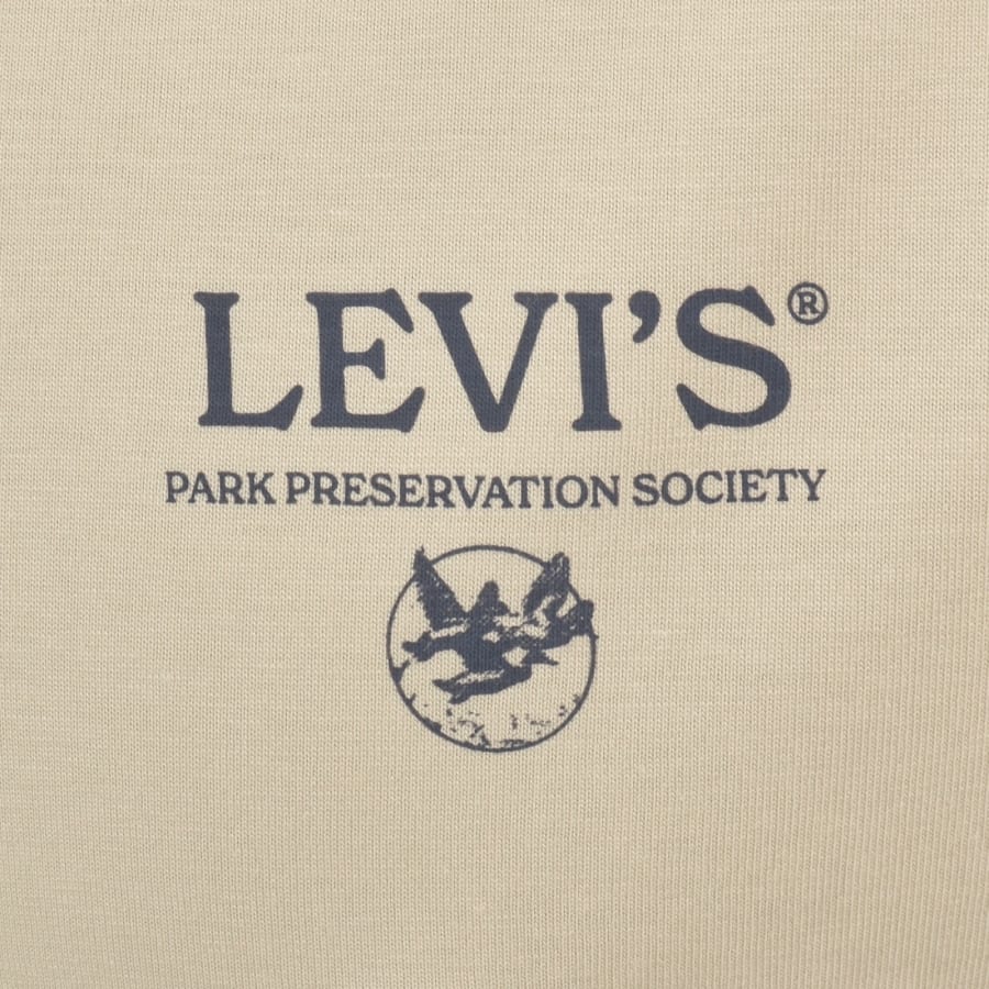 Image number 3 for Levis Botanical Graphic T Shirt Beige