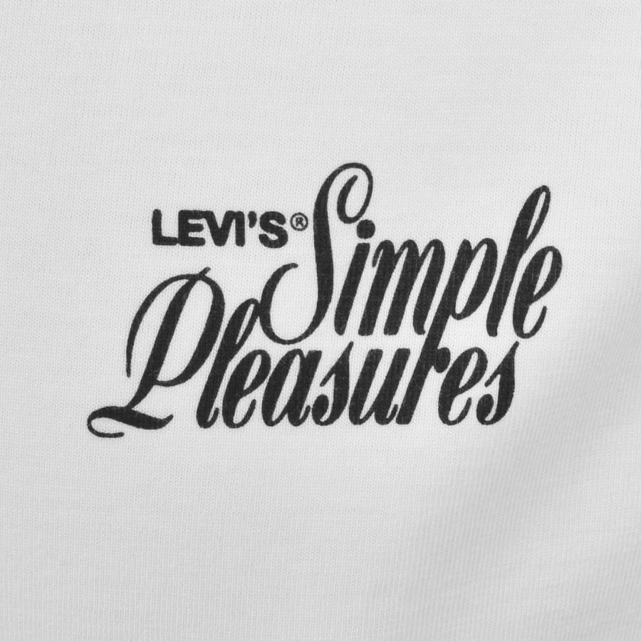 Image number 3 for Levis Simple Pleasures Graphic T Shirt White