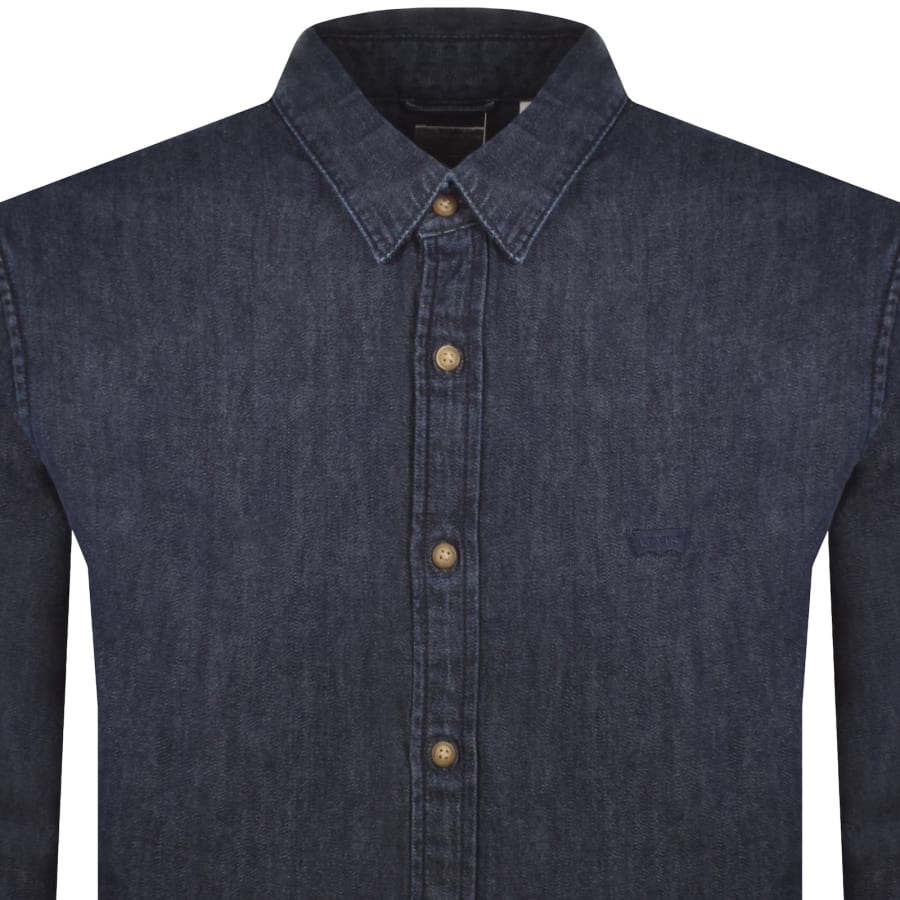 Image number 2 for Levis Battery Slim Fit Shirt Blue