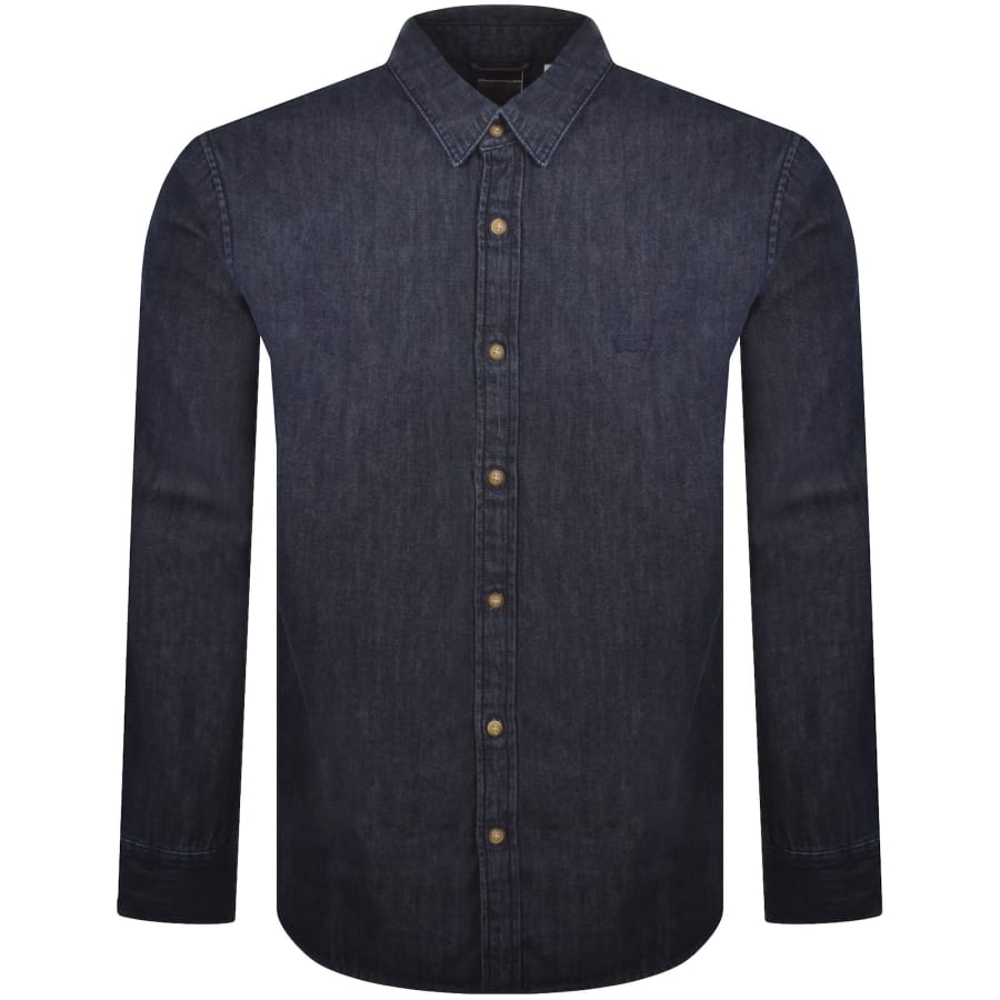 Image number 1 for Levis Battery Slim Fit Shirt Blue