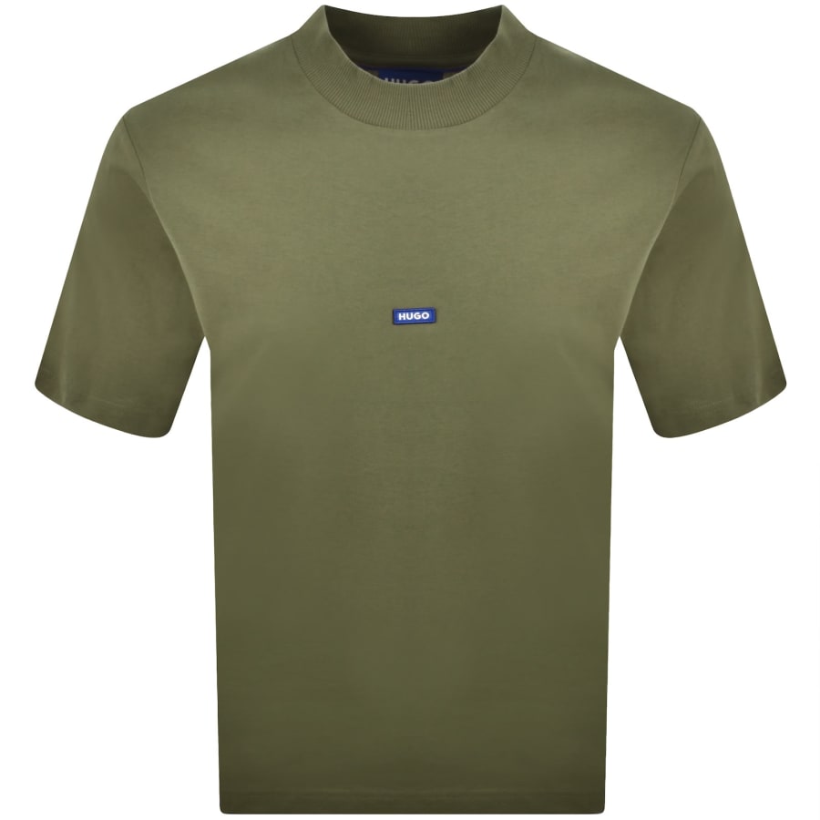 Image number 1 for HUGO Blue Nieros Logo T Shirt Green