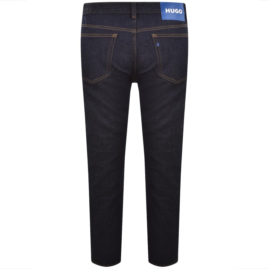 Image number 3 for HUGO Blue Ash Dark Wash Slim Fit Jeans Blue