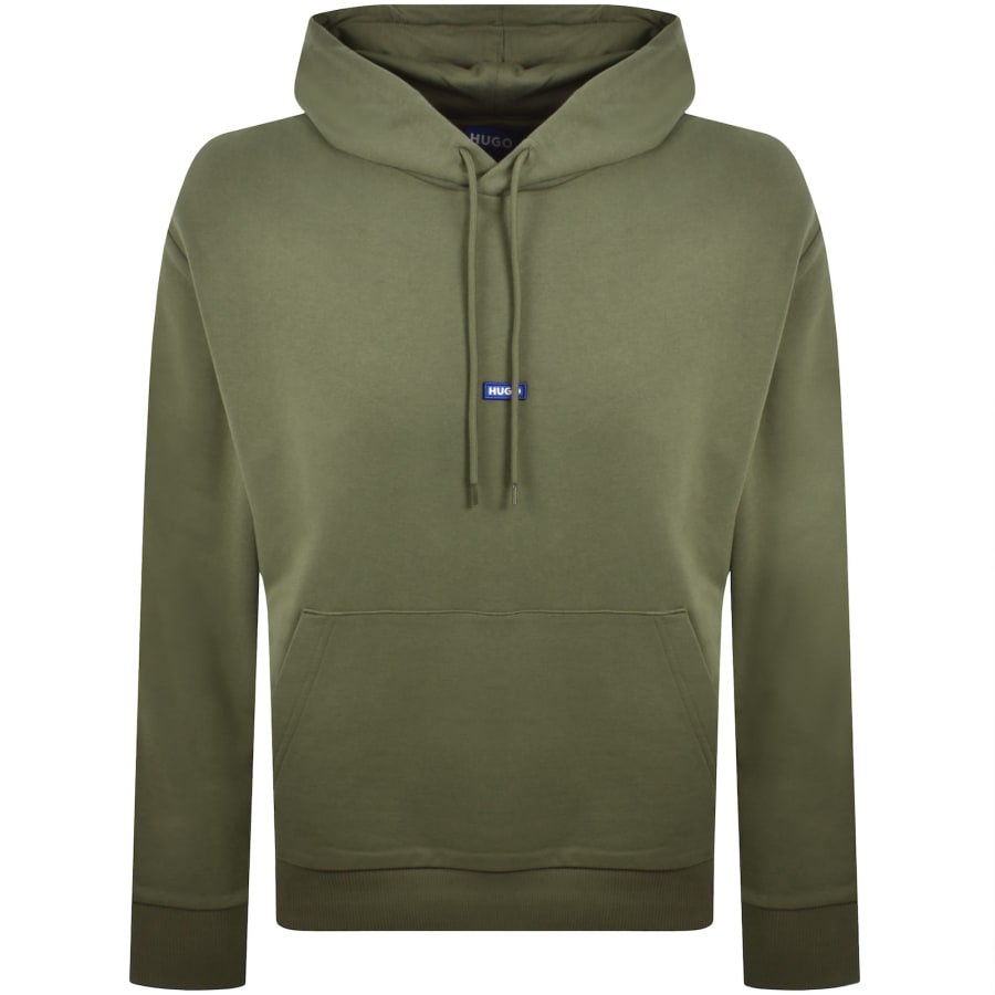 Image number 1 for HUGO Blue Nalonso Hoodie Green