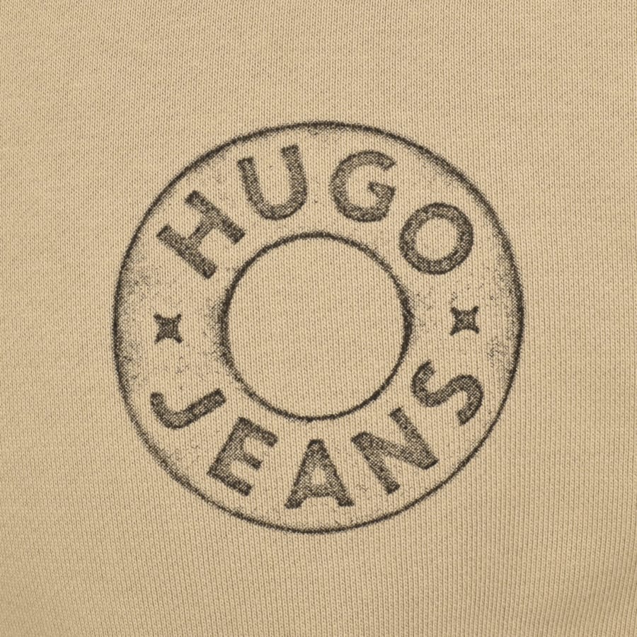 Image number 3 for HUGO Blue Nedos Sweatshirt Beige