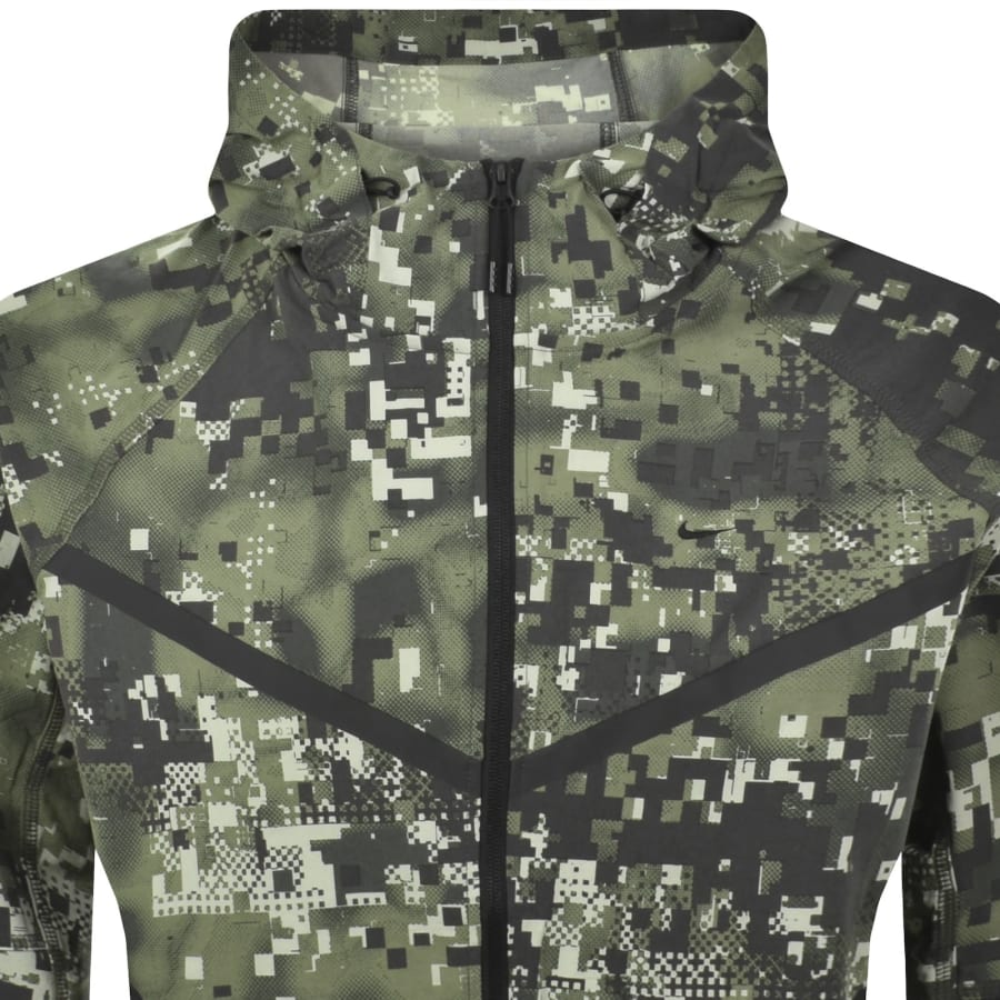 Image number 2 for Nike Windrunner Jacket Green