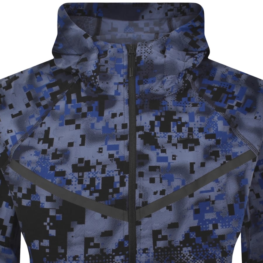 Image number 2 for Nike Windrunner Jacket Blue