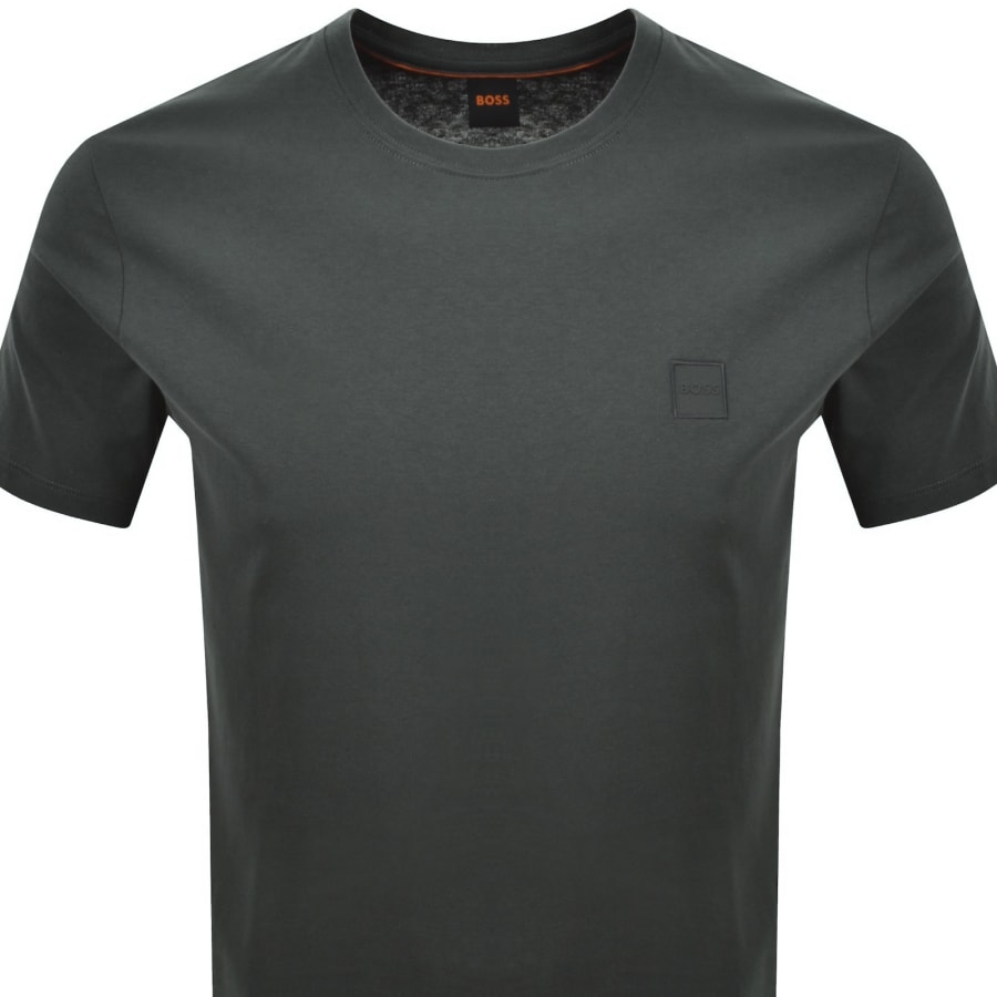 Image number 2 for BOSS Tales T Shirt Open Green