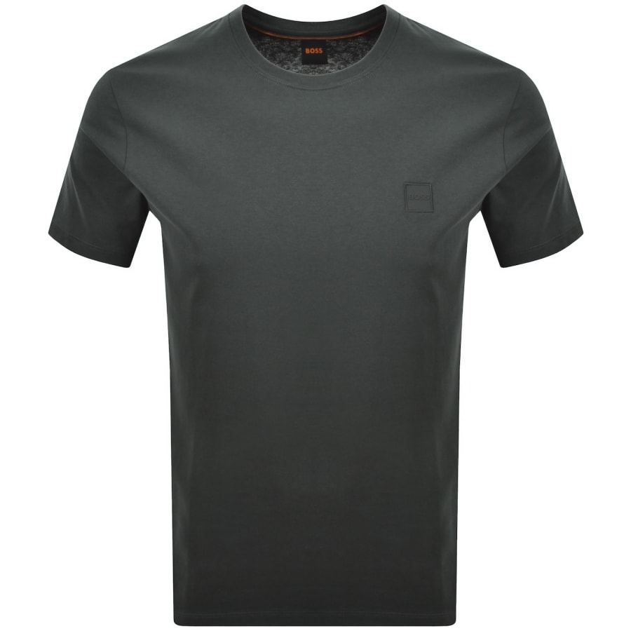 Image number 1 for BOSS Tales T Shirt Open Green