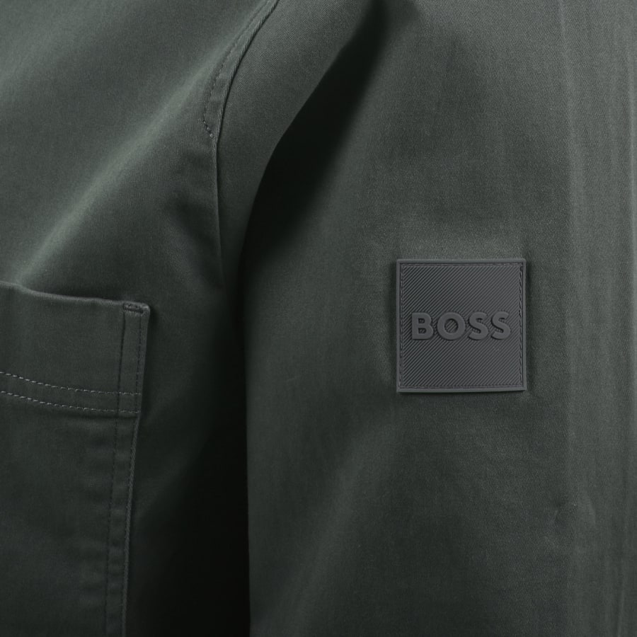 Image number 4 for BOSS Locky 4 Overshirt Green