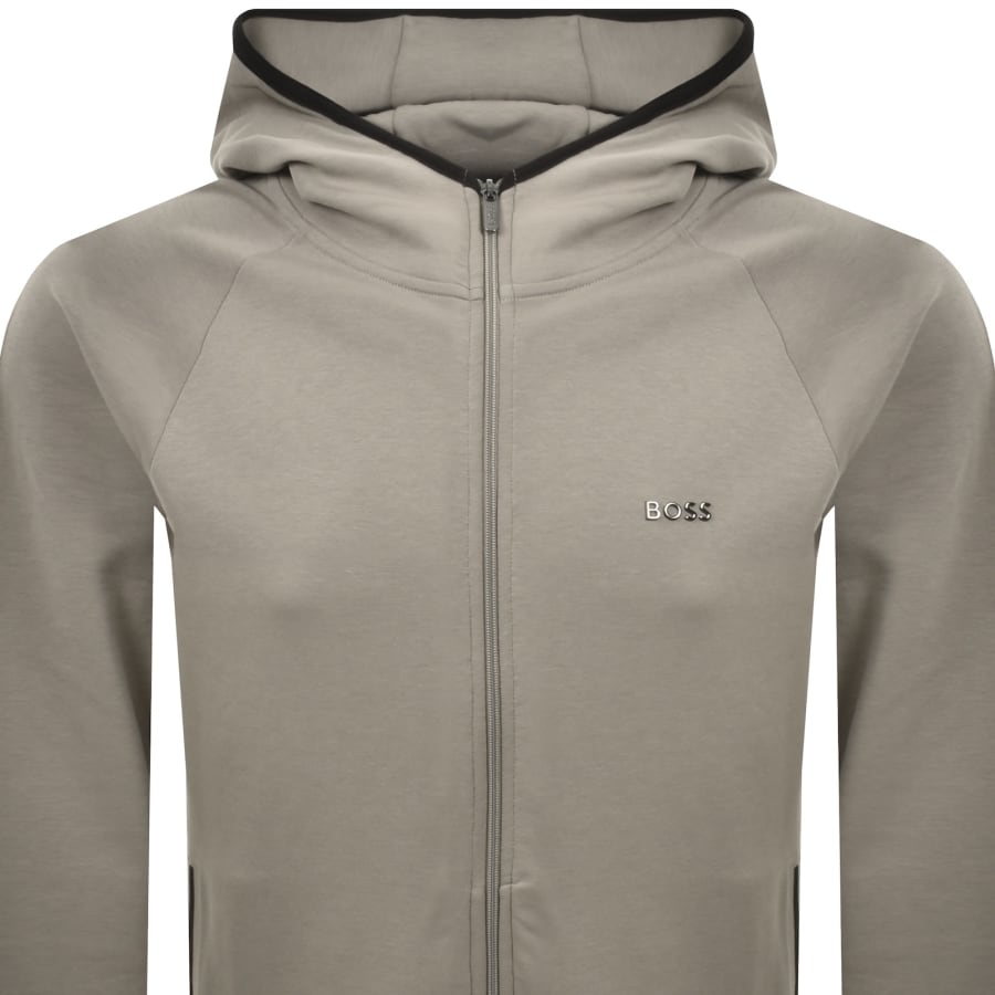 Image number 2 for BOSS Sense Full Zip Hoodie Beige