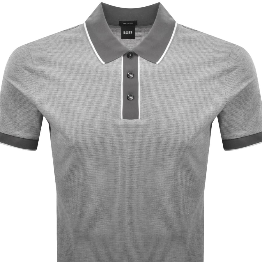 Image number 2 for BOSS H Parlay 81 Polo Grey