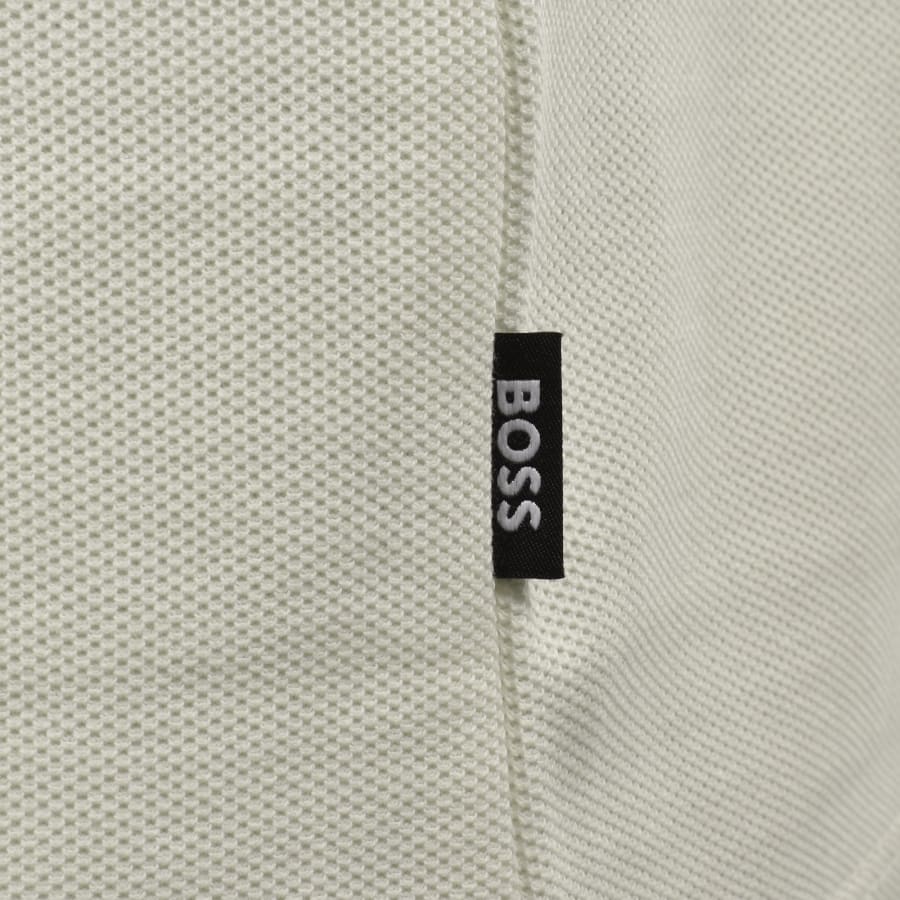 Image number 3 for BOSS Parris 18 Polo T Shirt Cream