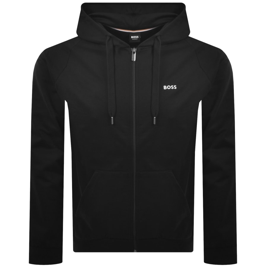 Image number 2 for BOSS Iconic Full Zip Hoodie Black