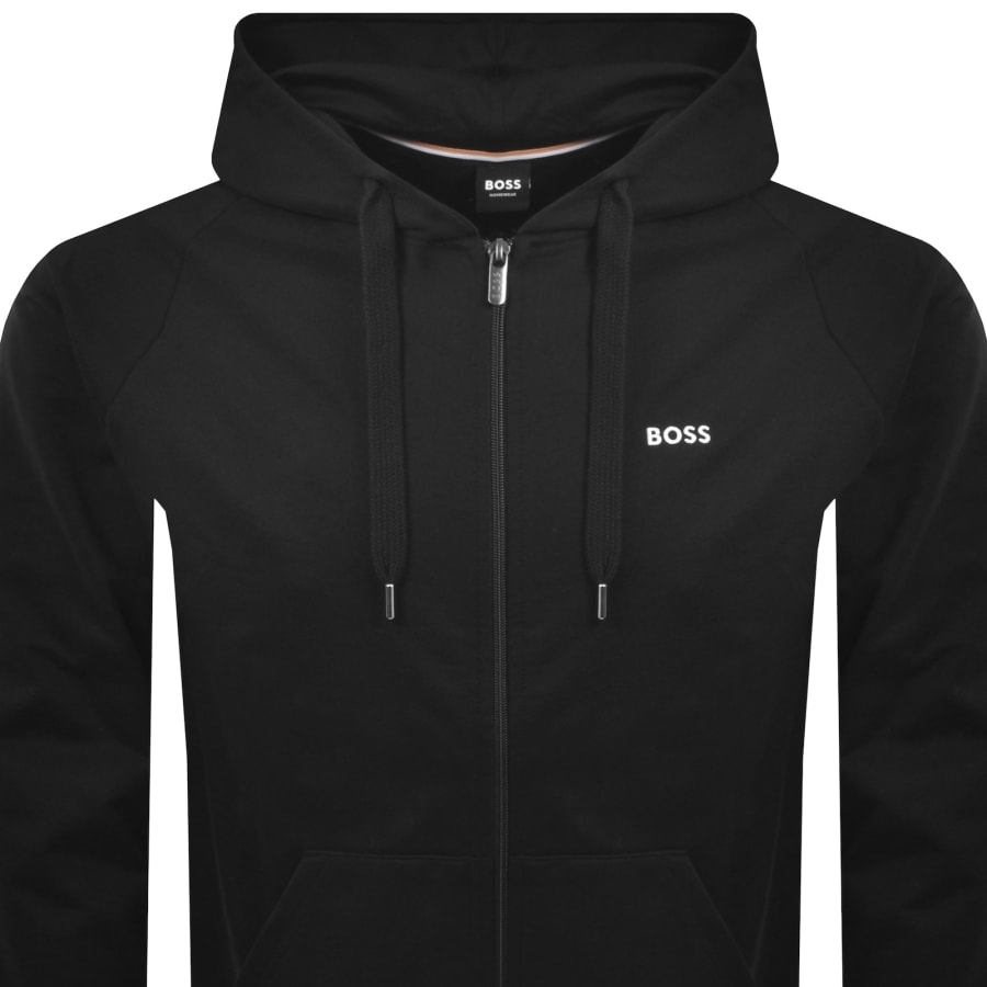 Image number 3 for BOSS Iconic Full Zip Hoodie Black