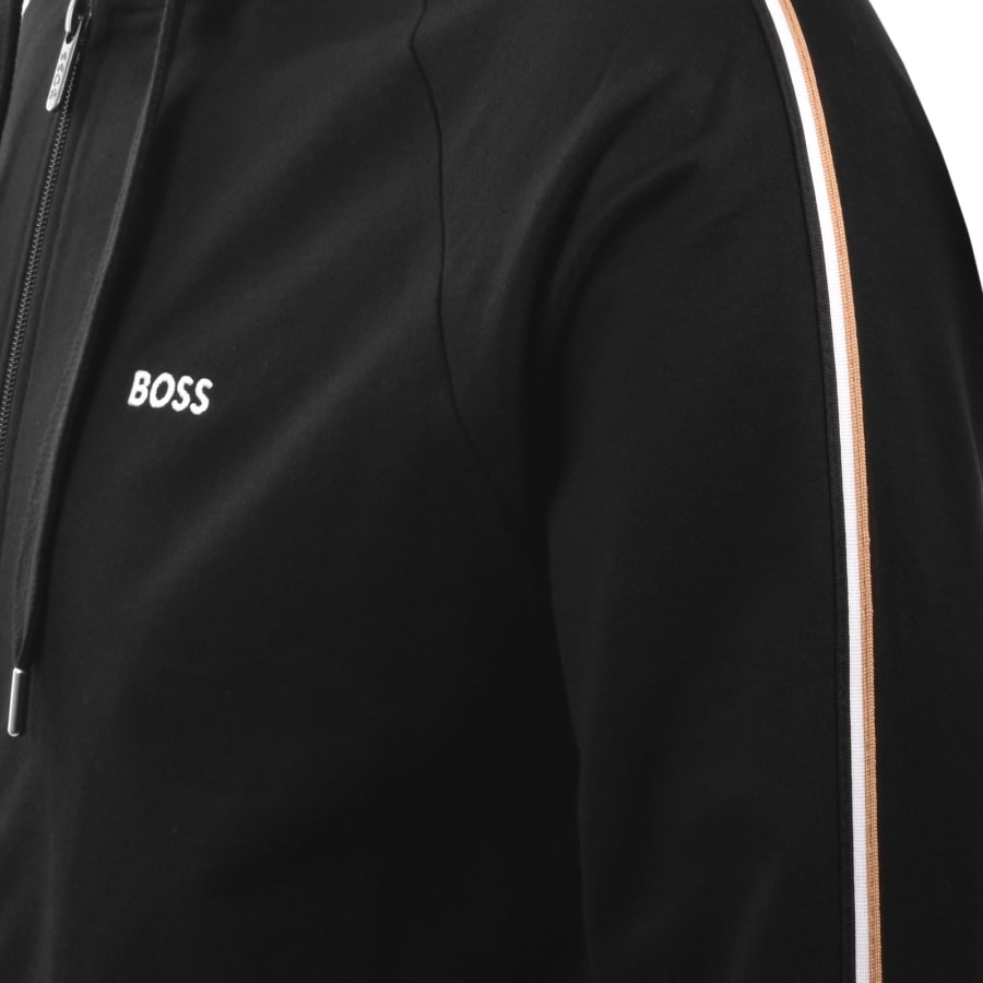 Image number 5 for BOSS Iconic Full Zip Hoodie Black
