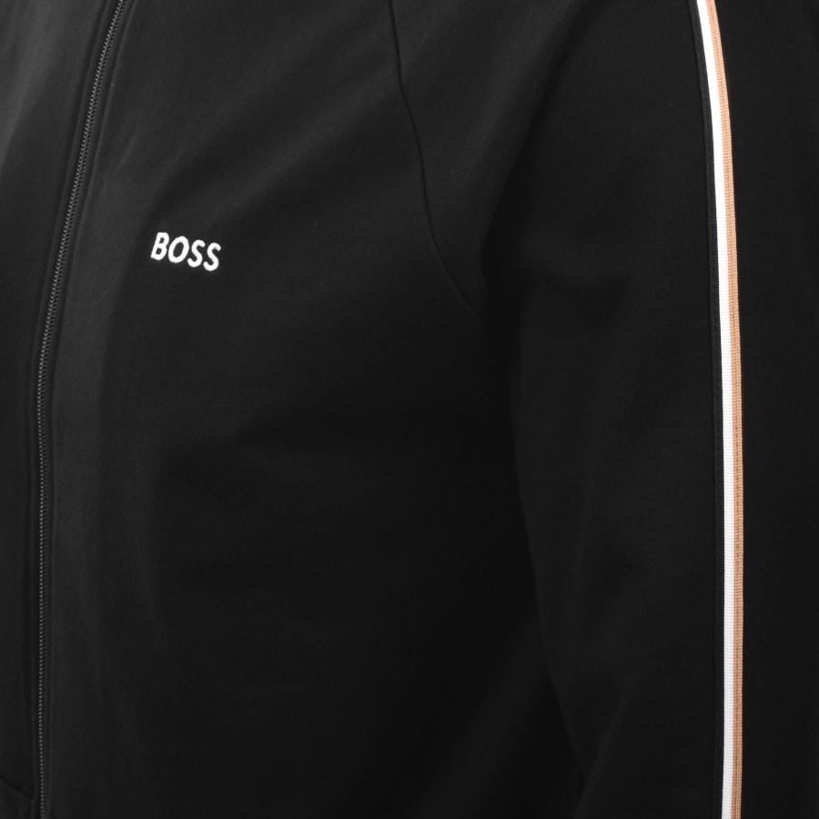 Image number 4 for BOSS Iconic Zip Sweatshirt Black
