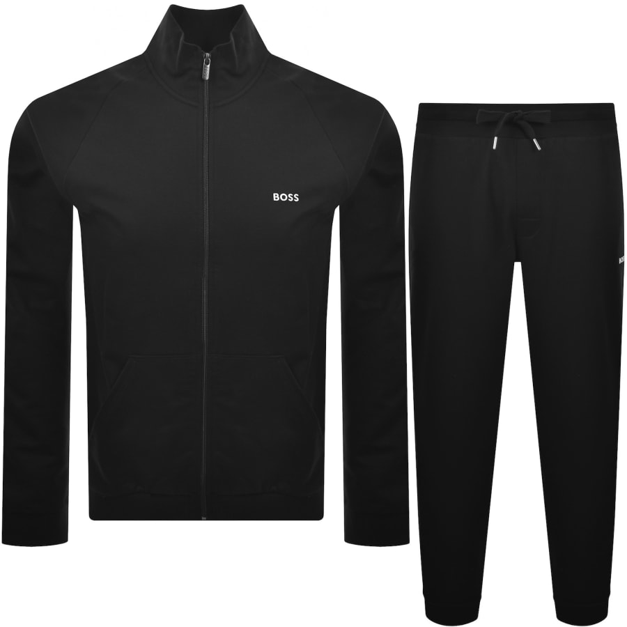 Image number 1 for BOSS Iconic Tracksuit Black