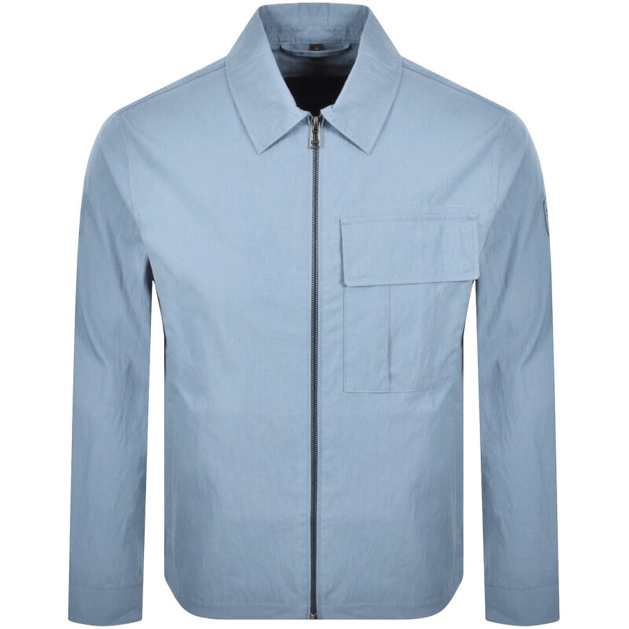 Image number 2 for Belstaff Cargo Overshirt Blue