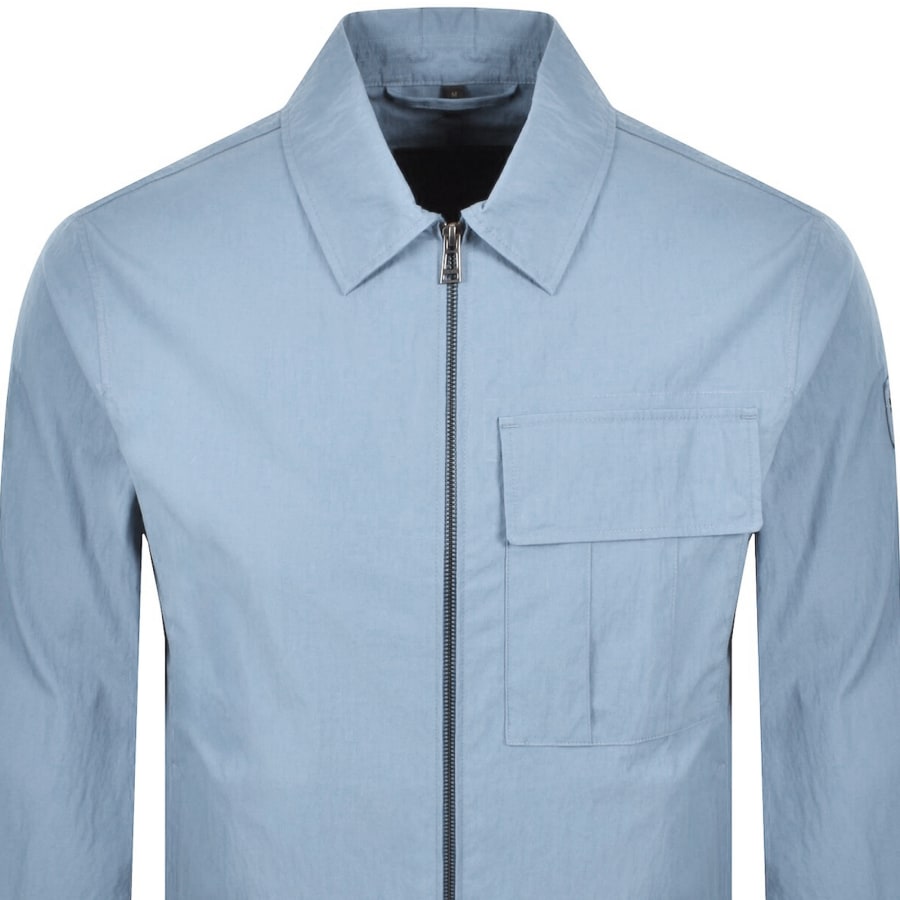 Image number 3 for Belstaff Cargo Overshirt Blue