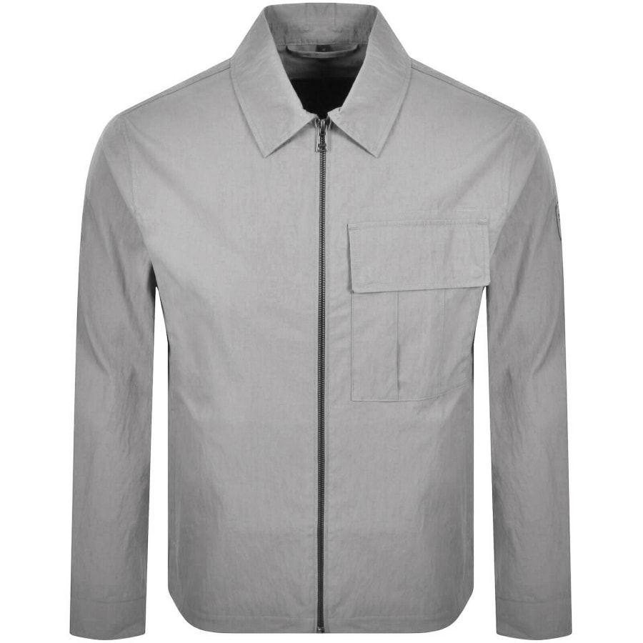 Image number 2 for Belstaff Cargo Overshirt Grey