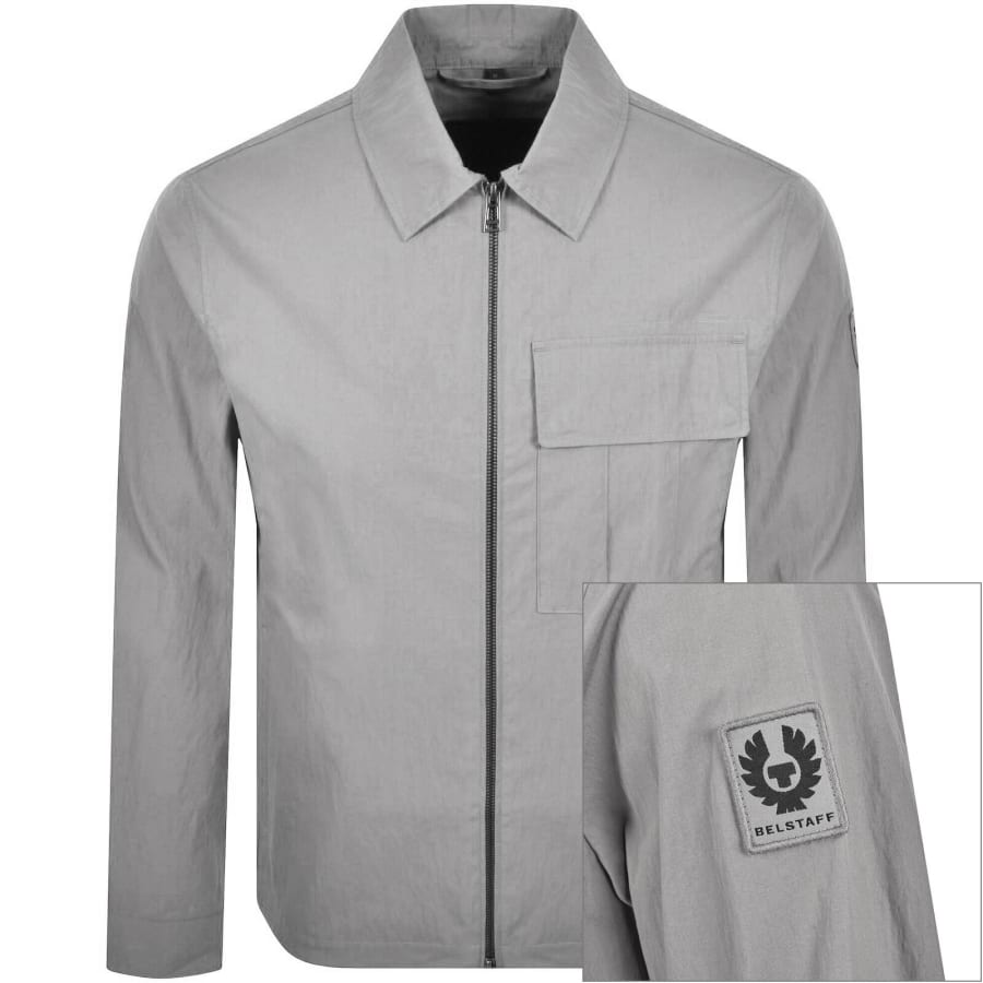 Image number 1 for Belstaff Cargo Overshirt Grey