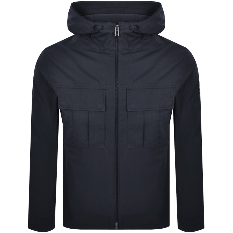 Image number 2 for Belstaff Container Overshirt Navy
