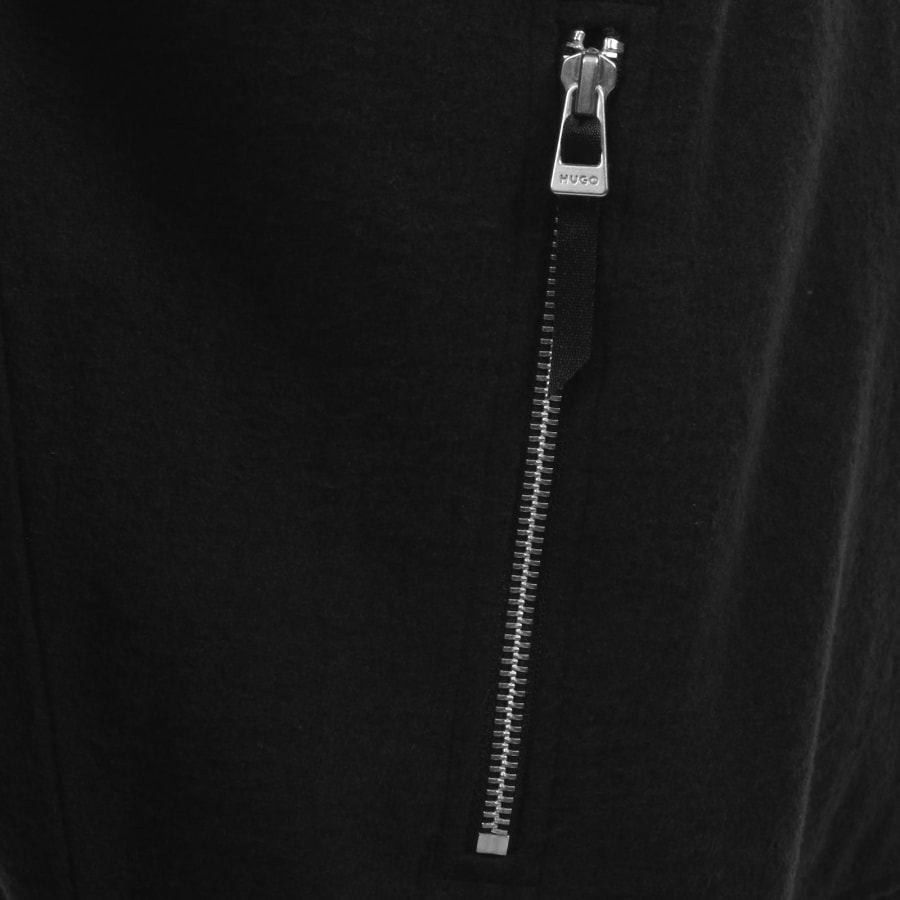 Image number 5 for HUGO Deren Half Zip Sweatshirt Black