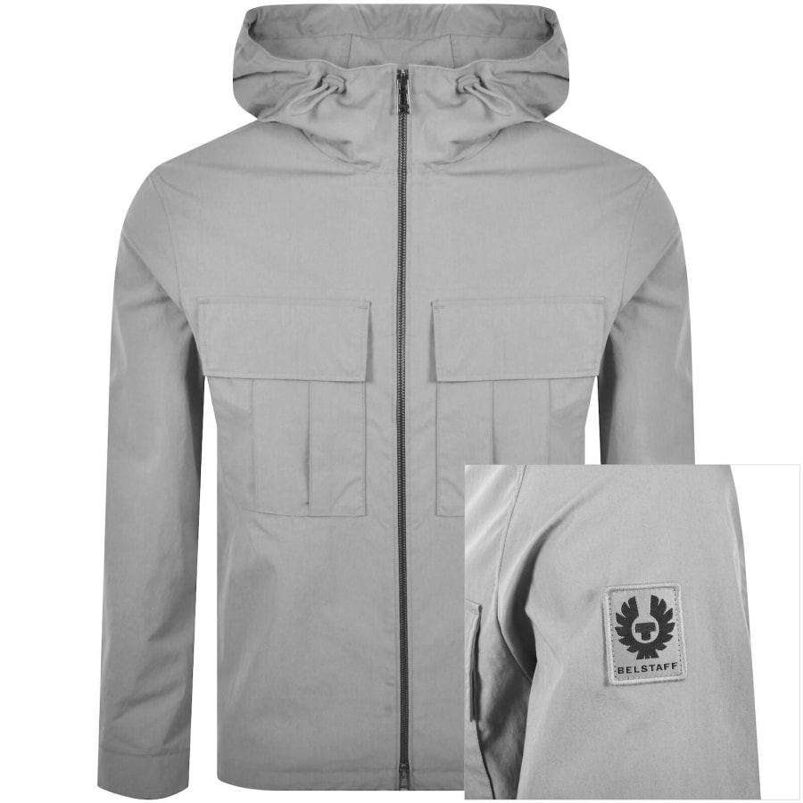 Image number 1 for Belstaff Container Overshirt Grey
