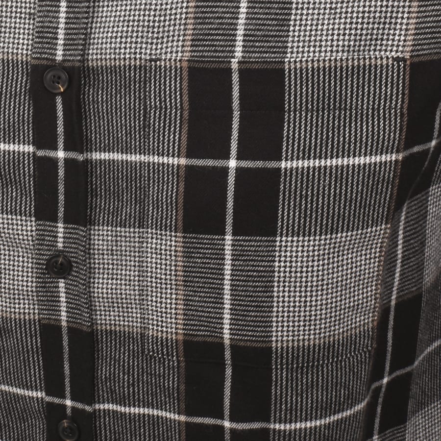 Image number 3 for HUGO Straight Fit Egrin Shirt Black