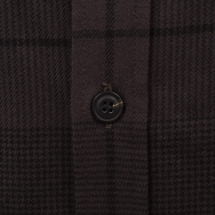 Image number 4 for HUGO Straight Fit Egrin Shirt Brown
