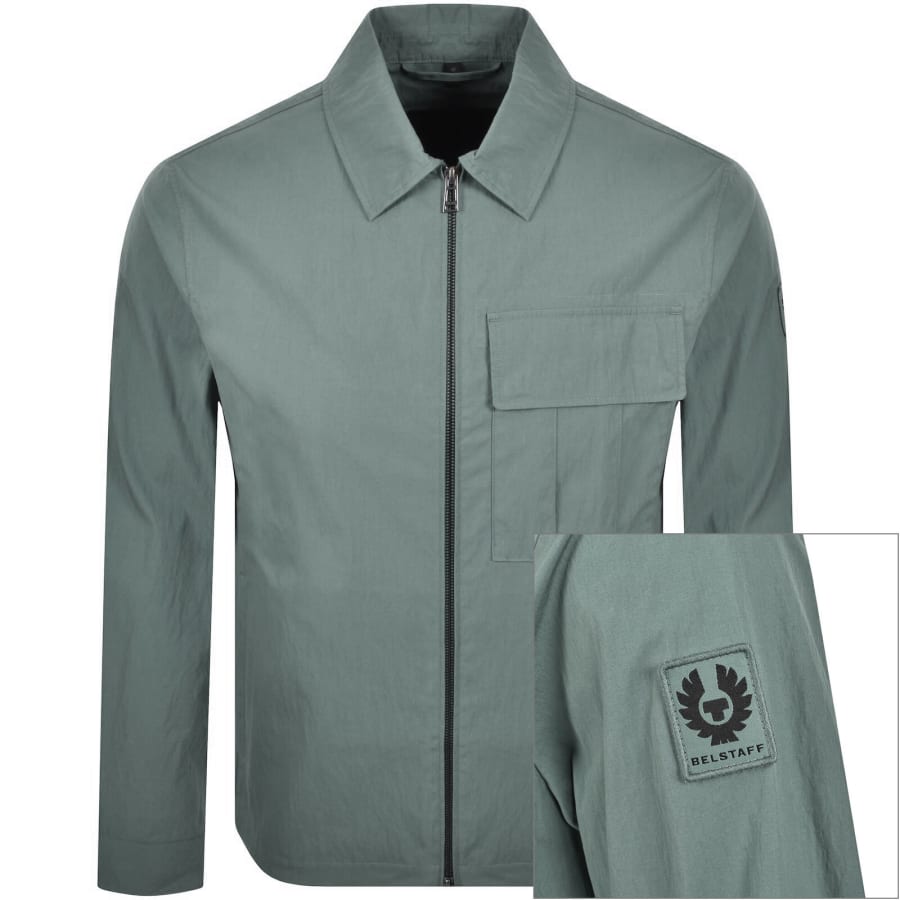 Image number 1 for Belstaff Cargo Overshirt Grey
