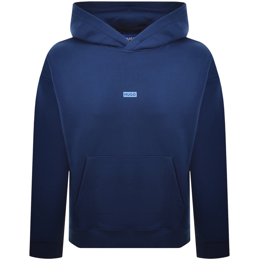 Image number 2 for HUGO Blue Nazardo Hoodie Blue