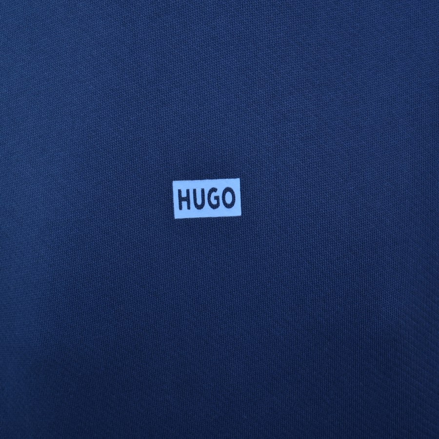Image number 4 for HUGO Blue Nazardo Hoodie Blue