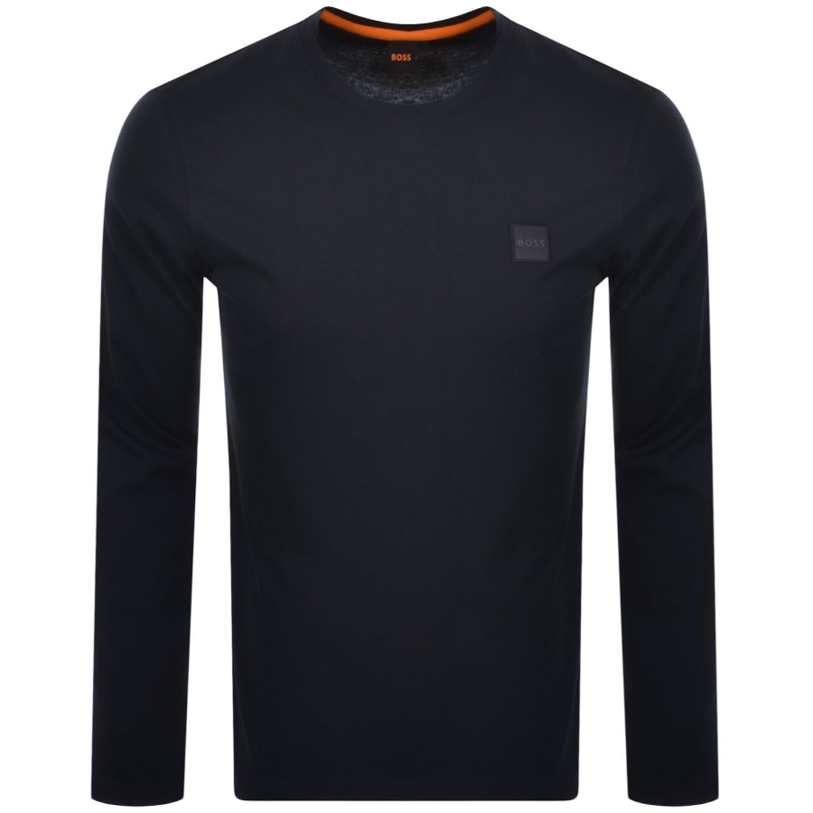Image number 1 for BOSS Tacks T Shirt Dark Blue