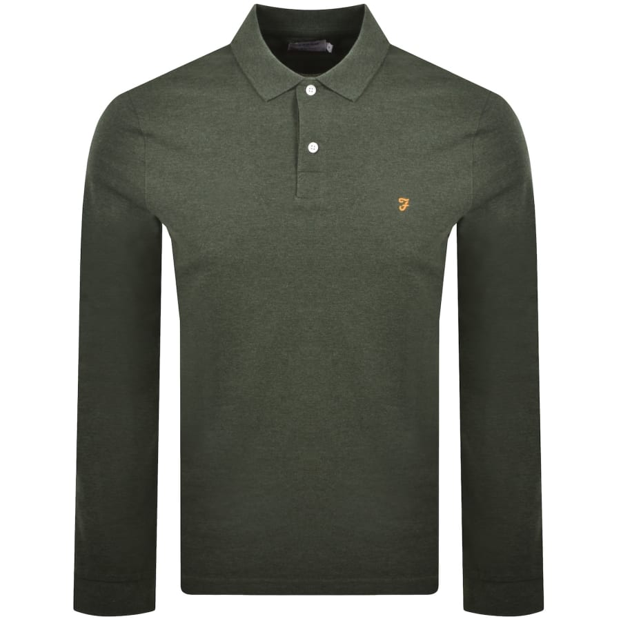 Image number 1 for Farah Cunningham Polo T Shirt Green