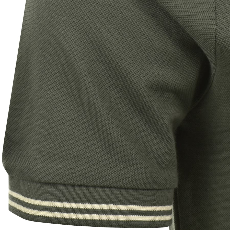 Image number 5 for Farah Bowes Tipping Polo T Shirt Green