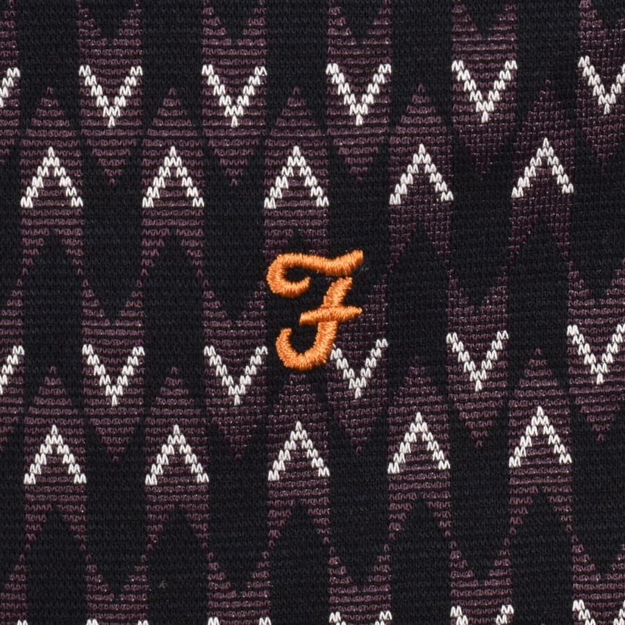 Image number 3 for Farah Galen Polo T Shirt True Navy