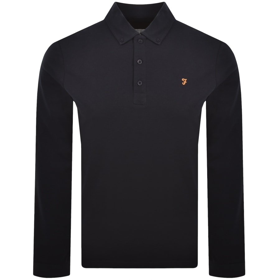 Image number 1 for Farah Irwin Polo T Shirt True Navy