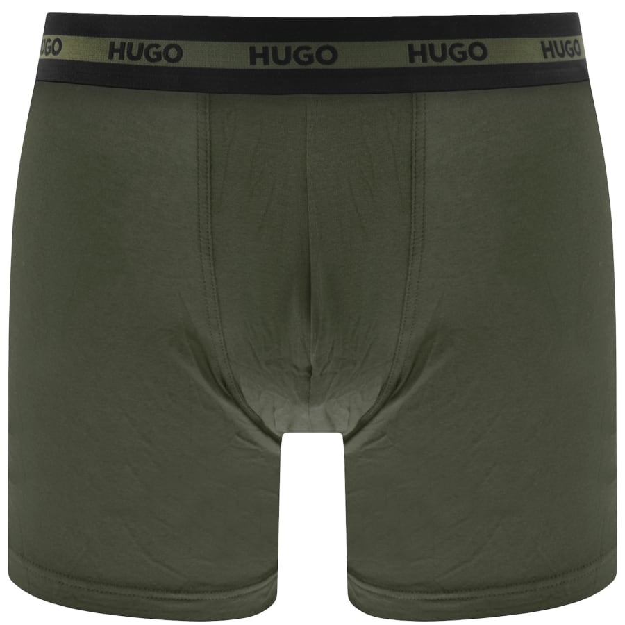 Image number 2 for HUGO 3 Pack Planet Boxer Briefs Black