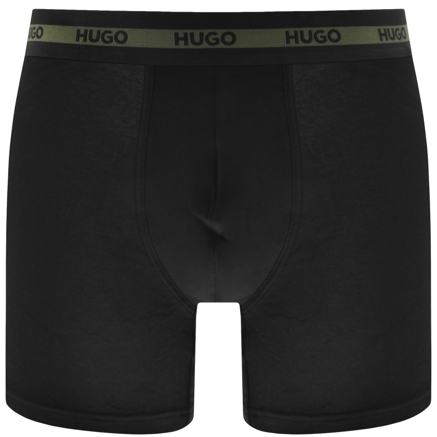 Image number 3 for HUGO 3 Pack Planet Boxer Briefs Black