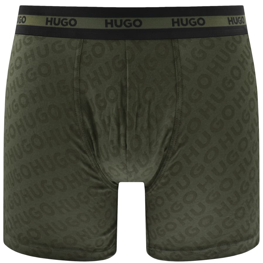 Image number 4 for HUGO 3 Pack Planet Boxer Briefs Black