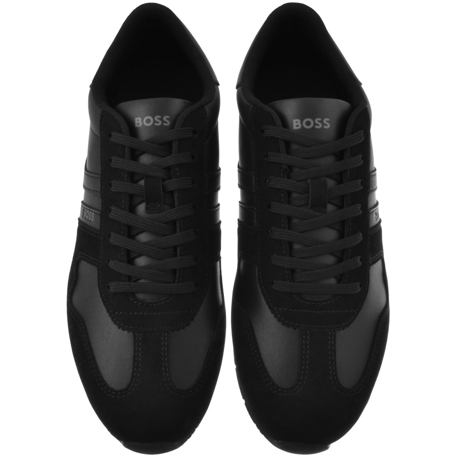 Image number 3 for BOSS Levon Runner Trainers Black