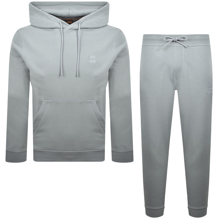 Image number 1 for BOSS Wetalk Pullover Hooded Tracksuit Blue