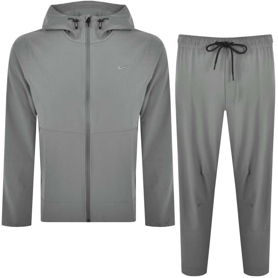 Image number 1 for Nike Versatile Hooded Tracksuit Grey