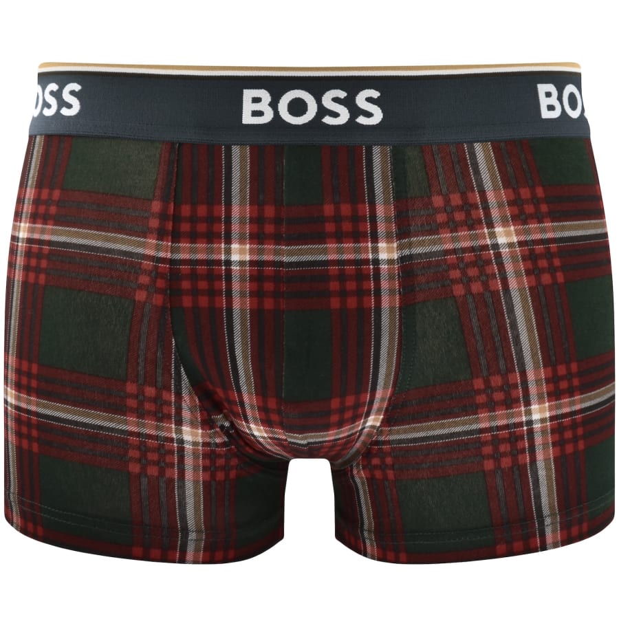 Image number 4 for BOSS Underwear 3 Pack Power Trunks Navy