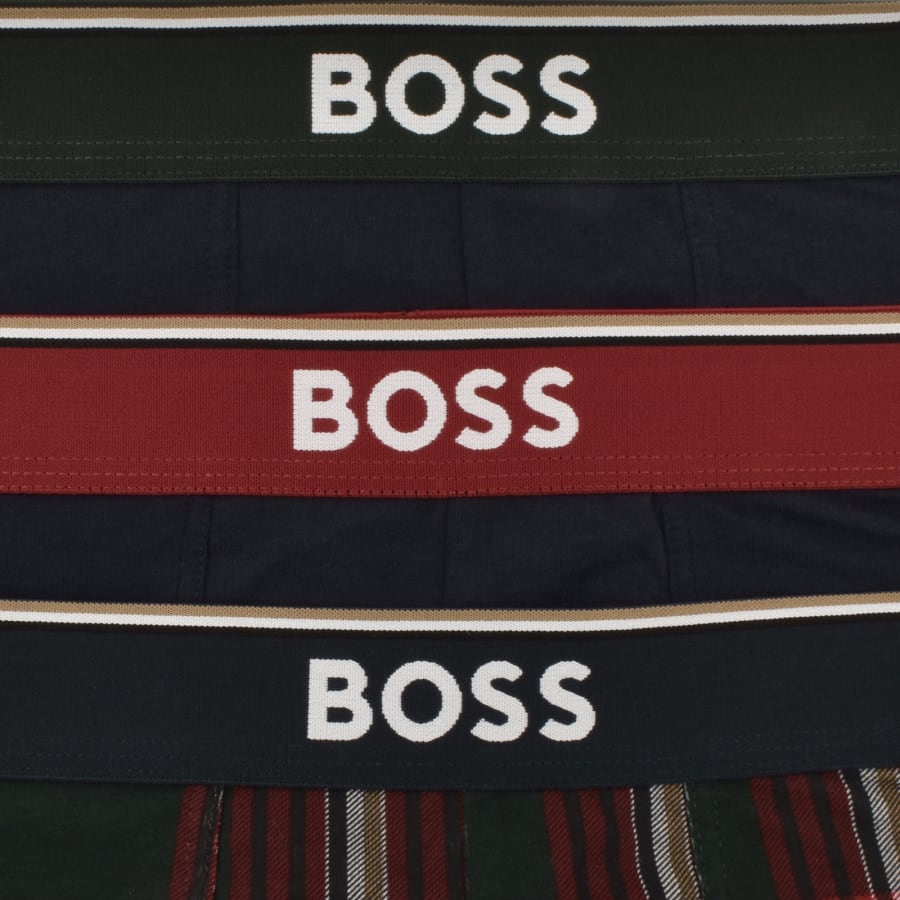 Image number 5 for BOSS Underwear 3 Pack Power Trunks Navy