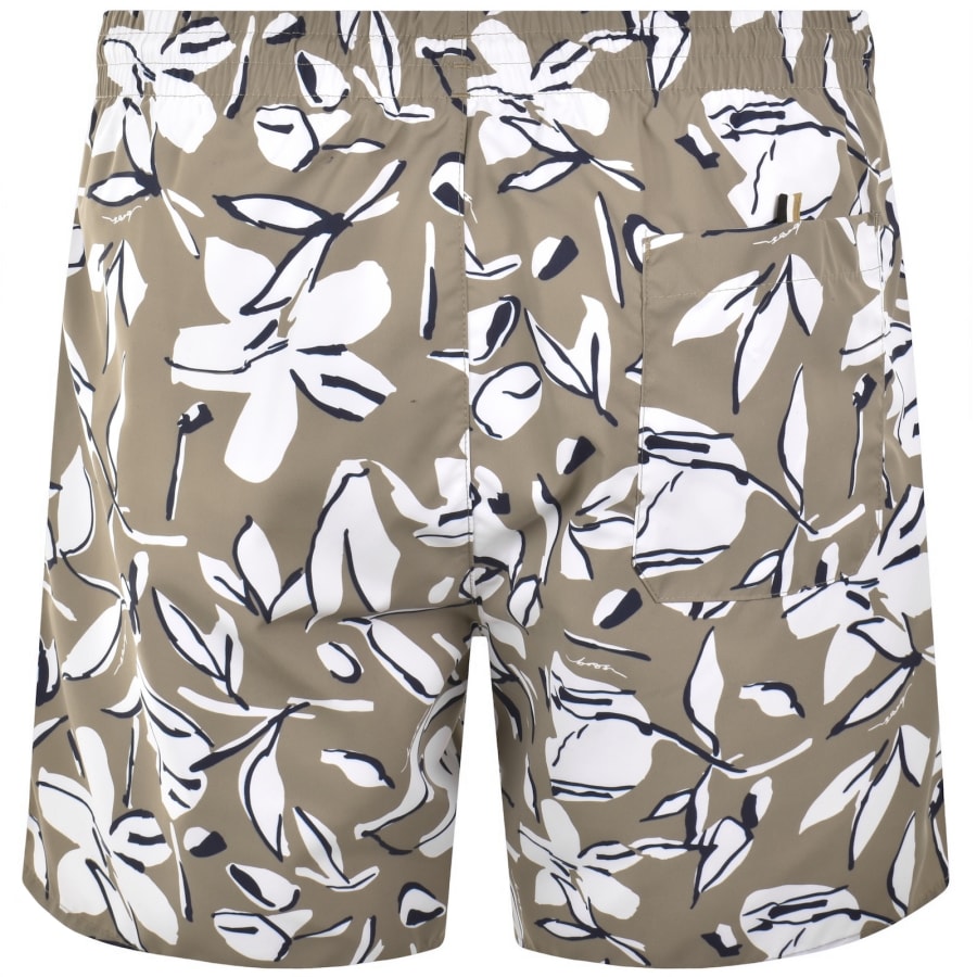Image number 2 for BOSS Piranha Swim Shorts Open Brown